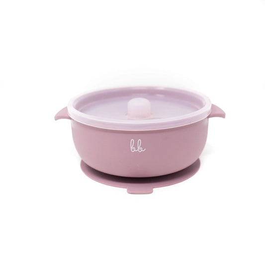 Silicone Suction Bowl with Clear Lid