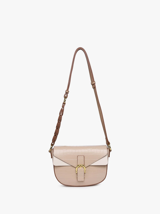 Two-Tone Shoulder Bag