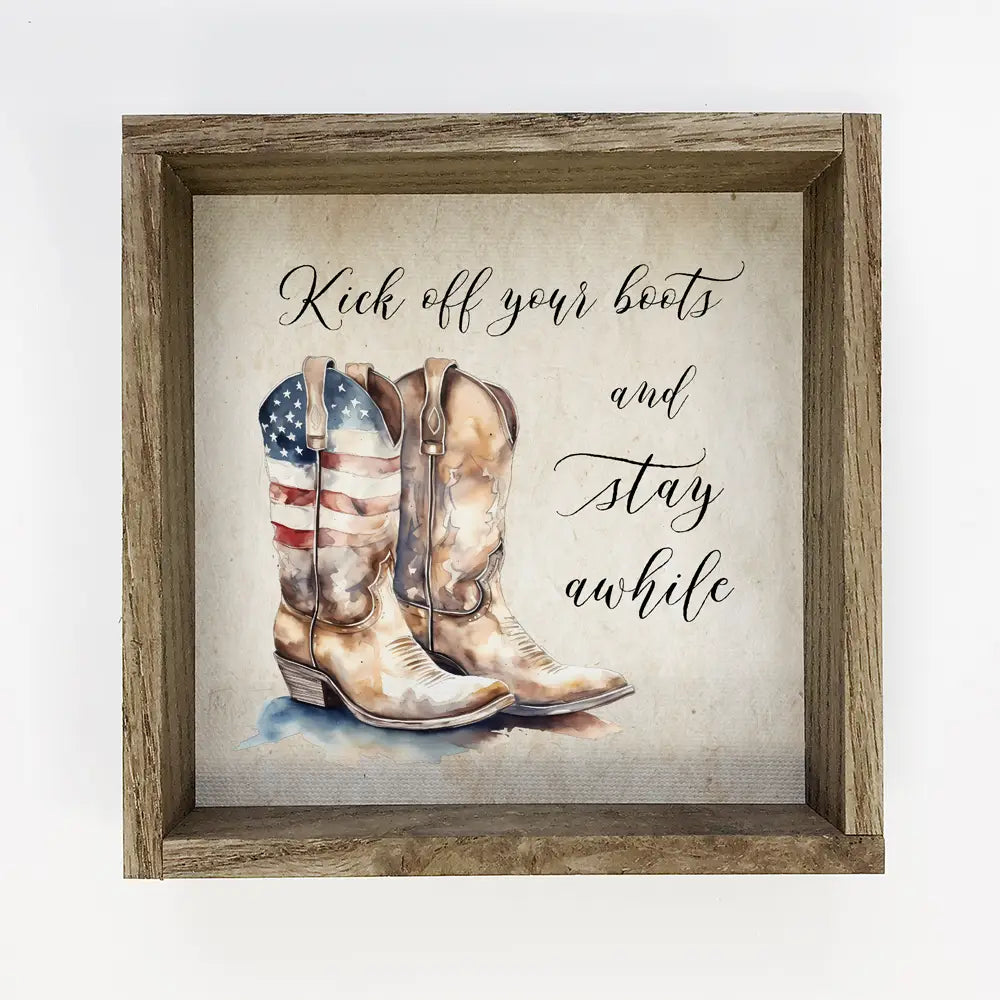 Kick Off Your Boots - American Art