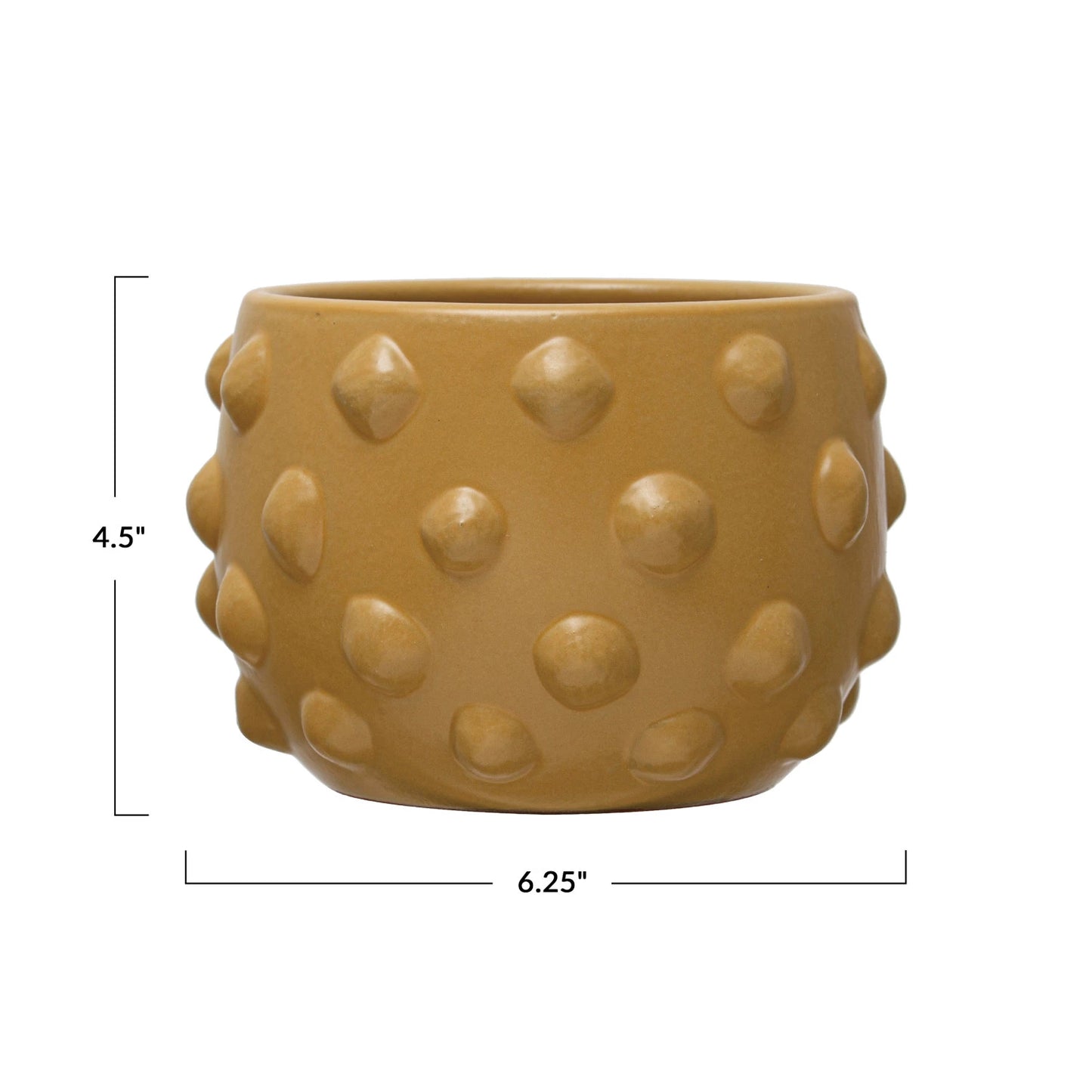 Terra-cotta Planter w/ Hobnail Pattern