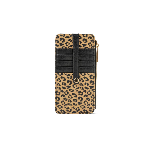 Kendzie Leopard Zippered Wallet