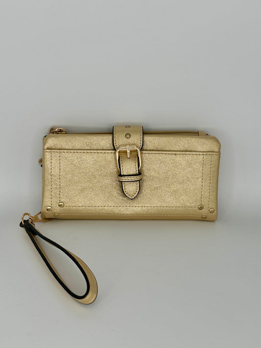 Cadence Buckle Wallet/Clutch w/ Zip Top