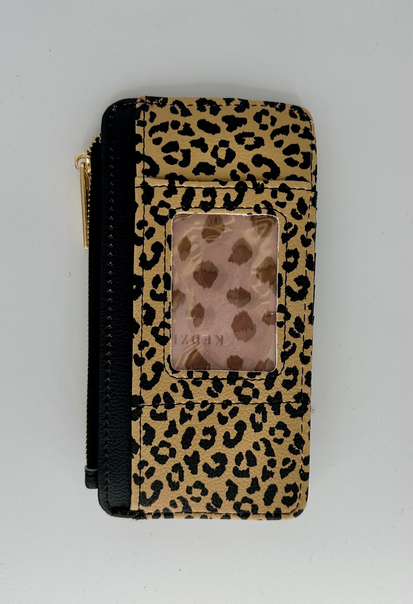 Kendzie Leopard Zippered Wallet