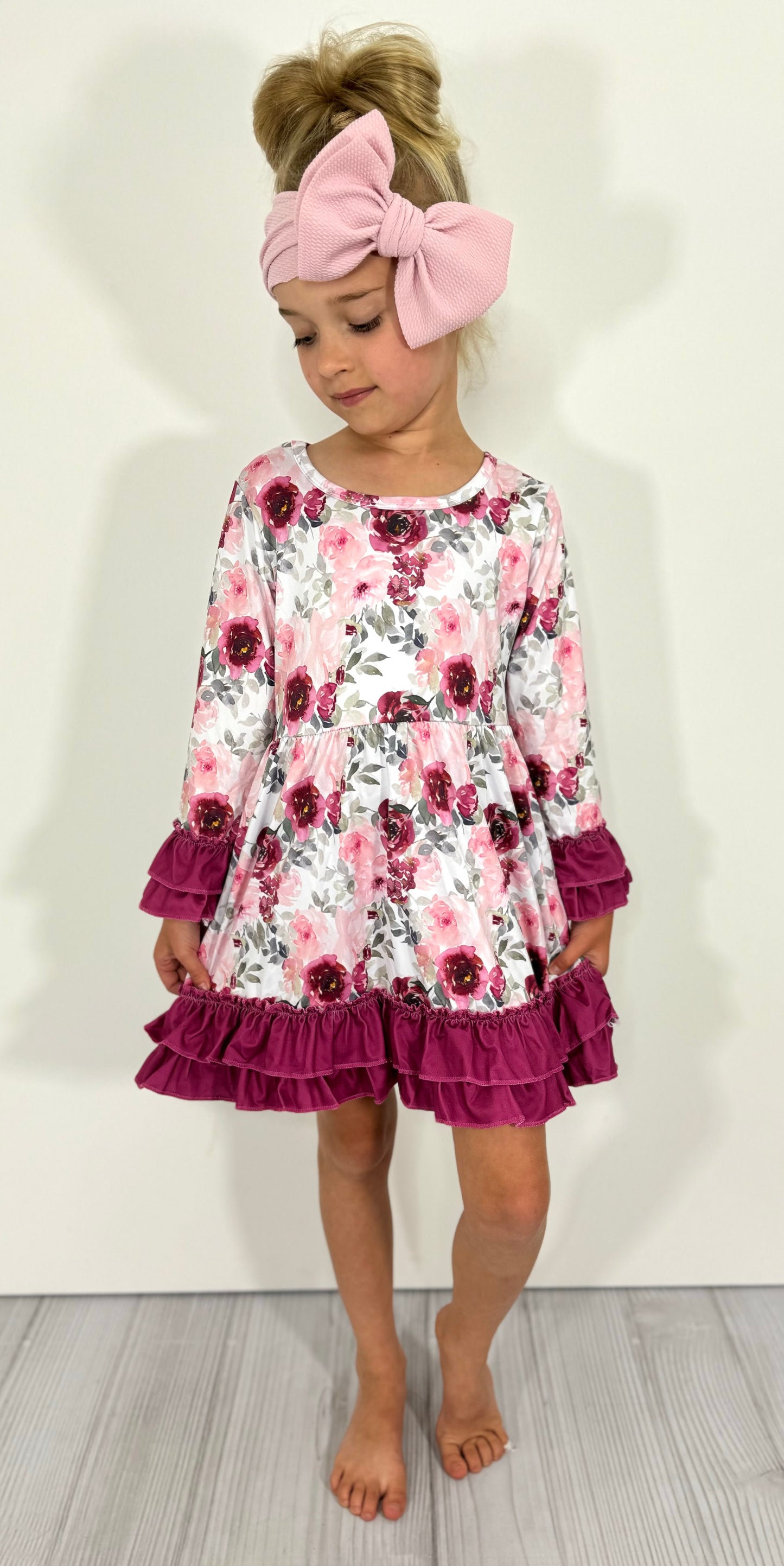 Crimson Blush Girls Dress