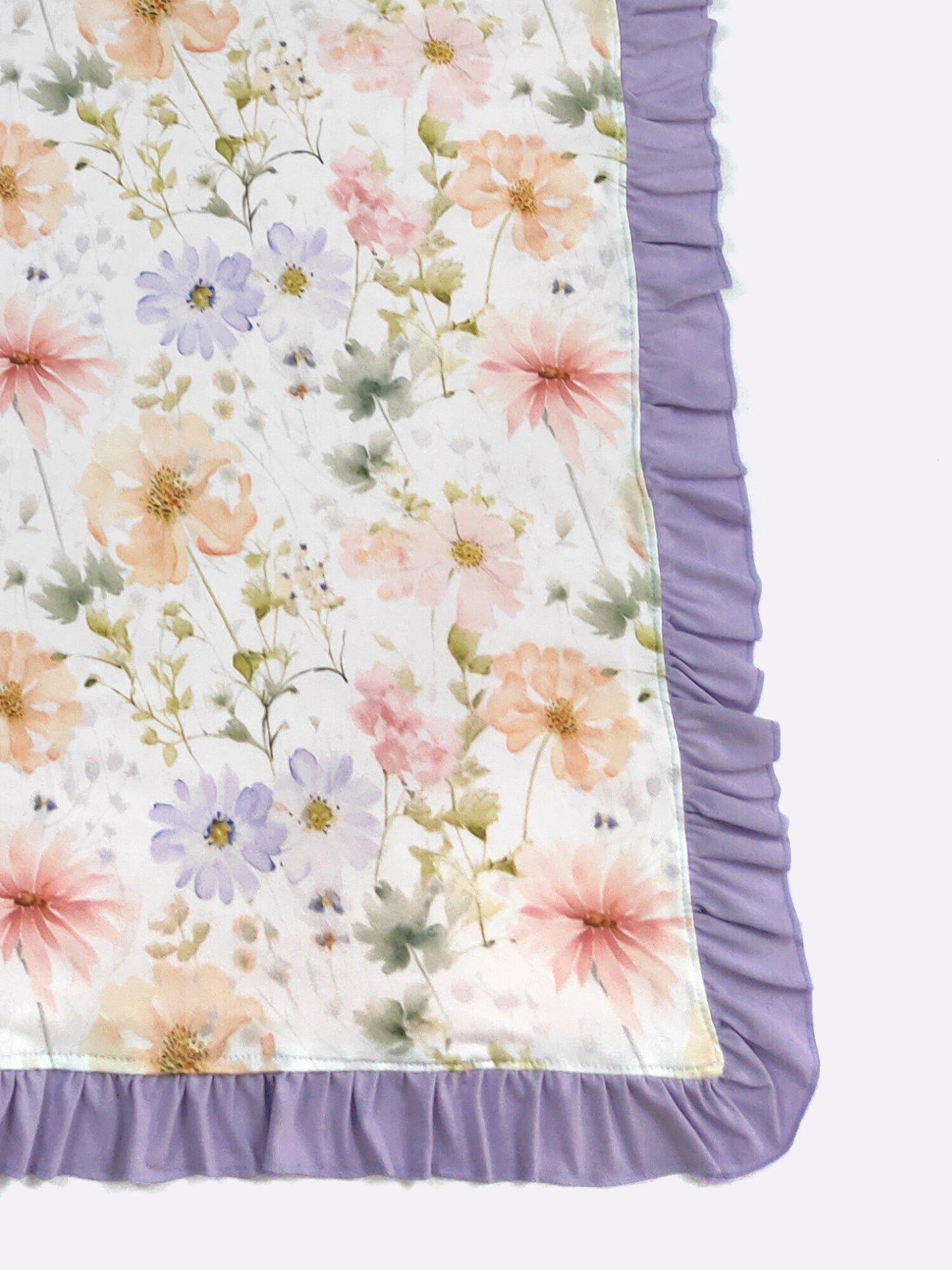 Watercolor Garden Blanket