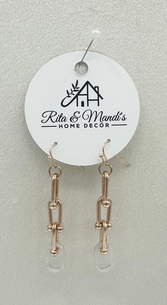 Gold Chain Earrings