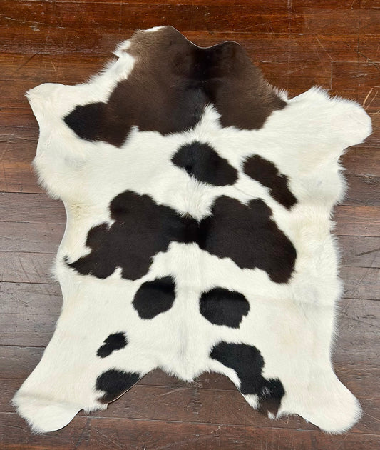 Black/White/Brown Accented Calf Hide