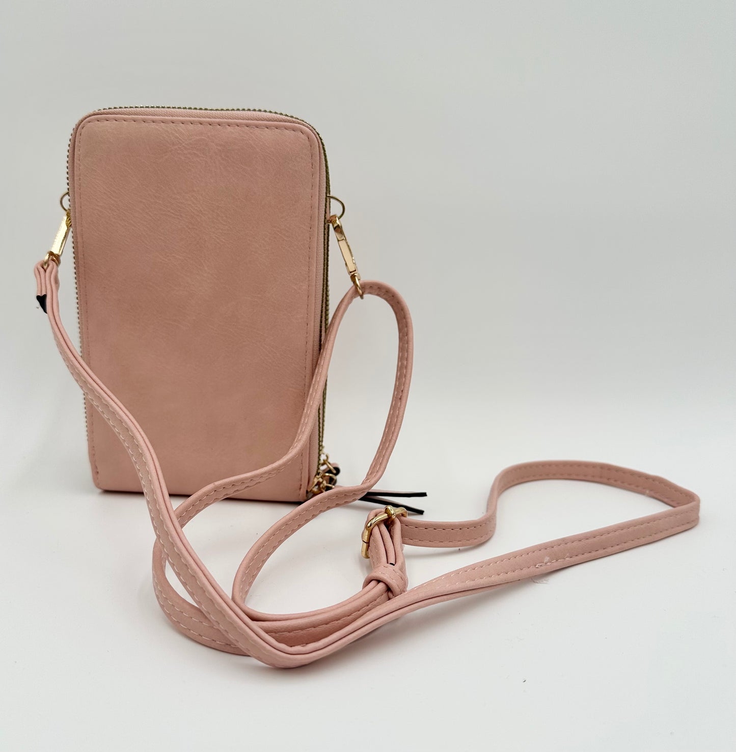 Pink Crossbody Compact Purse