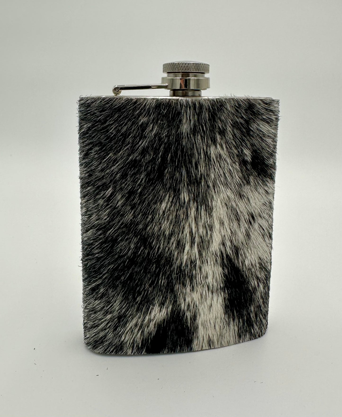 Black/White 8oz Flask