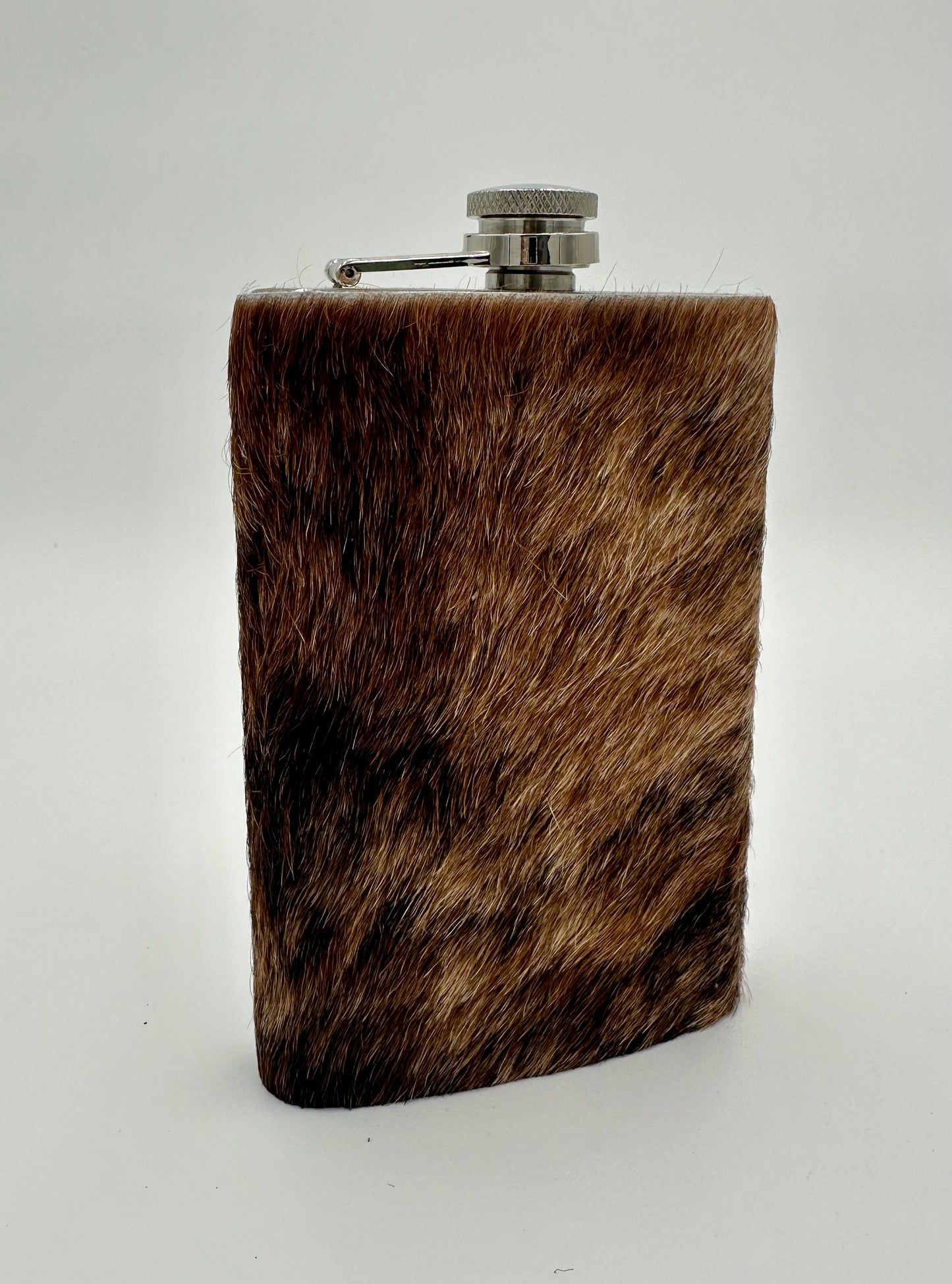 Light/Dark Brown 8oz Flask