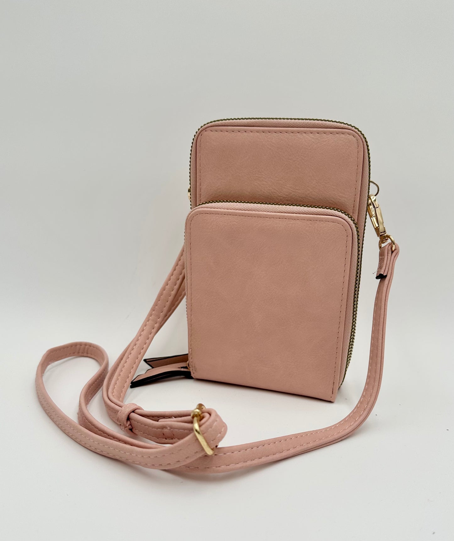 Pink Crossbody Compact Purse